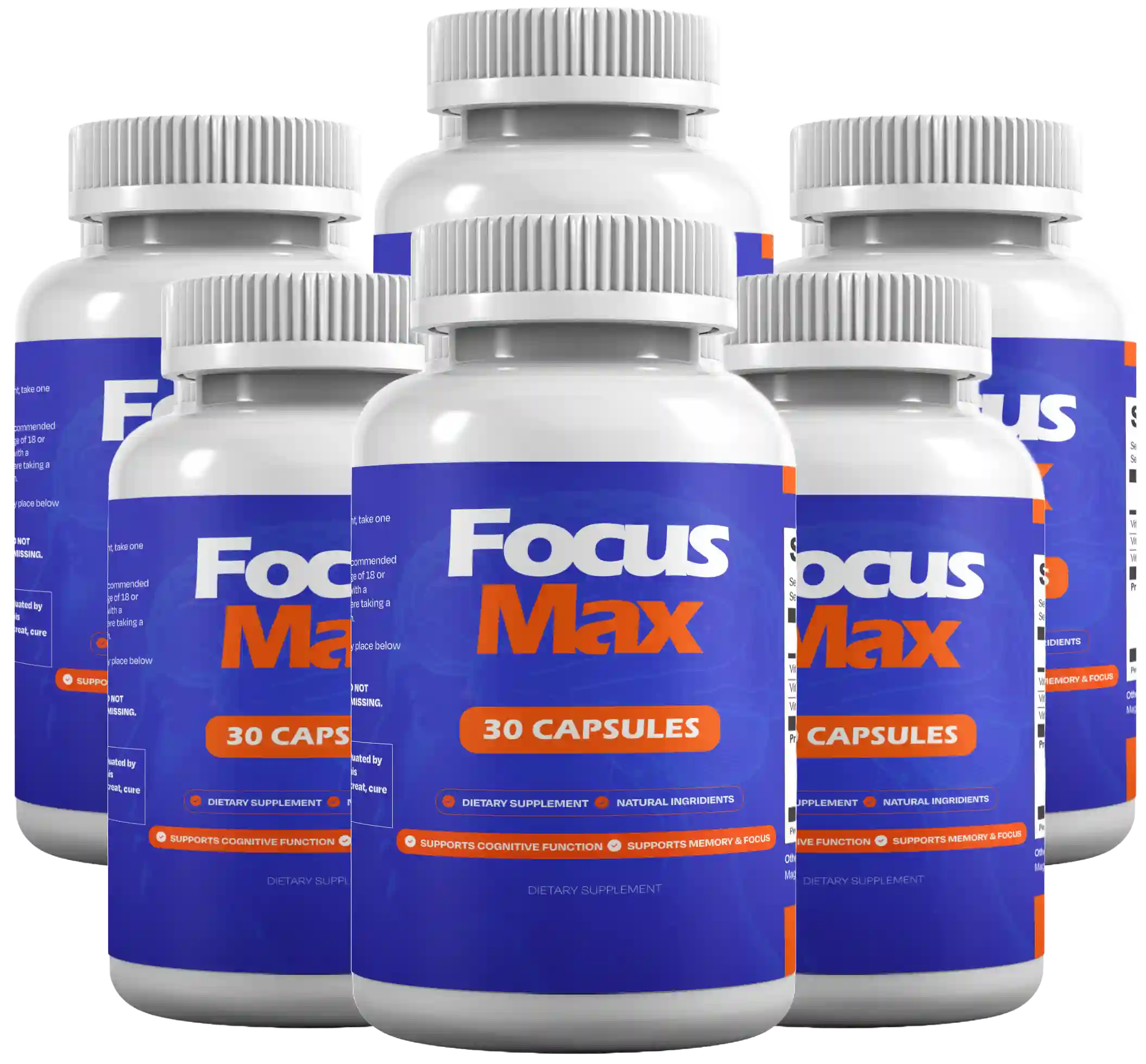 Focusmax brain support capsule bottles